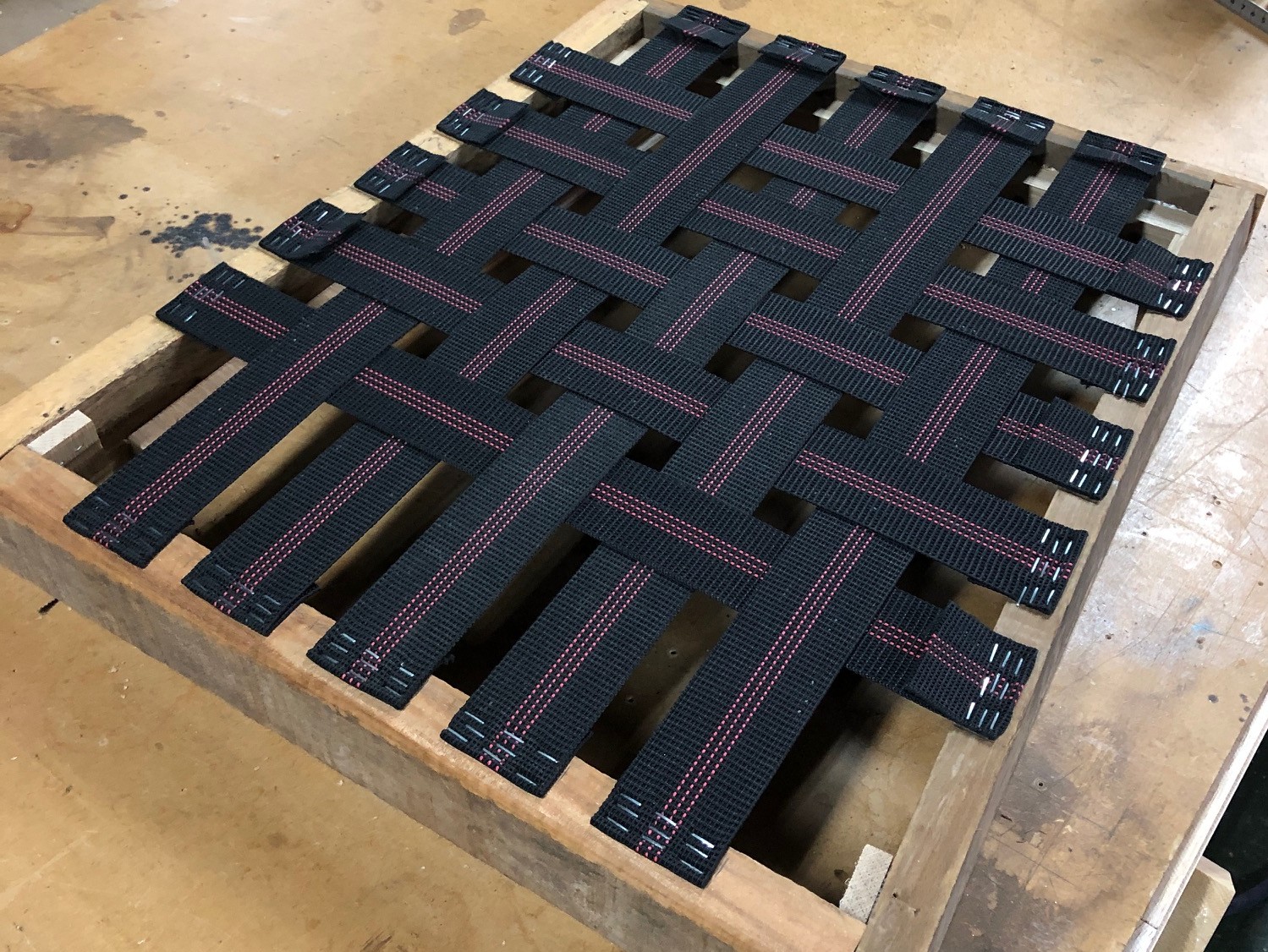 籐椅子修理　ウェービングベルト