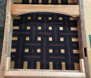 籐椅子修理　座面裏