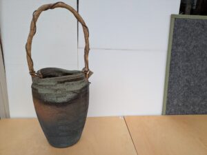 信楽焼傘立て3116－01　正面