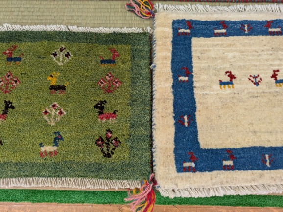 ギャッベマットとインドギャッベマット